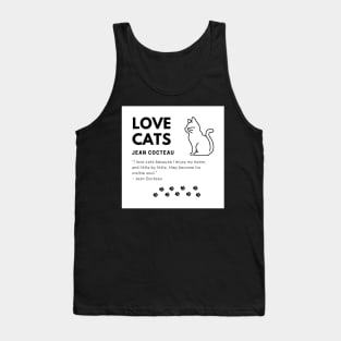 Love Cats - Jean Cocteau Tank Top